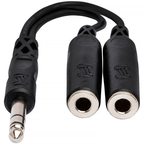 Hosa Technology Cable Y 1/4" macho a dos 1/4" hembra 15 cm con garantía limitada