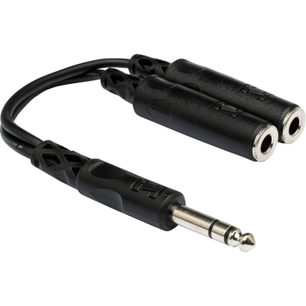 Hosa Technology Cable Y 1/4" macho a dos 1/4" hembra 15 cm con garantía limitada