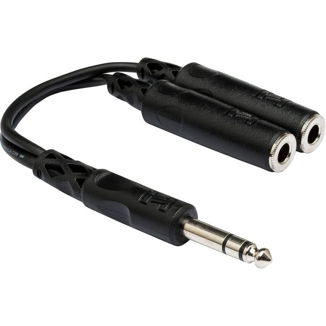 Hosa Technology Cable Y 1/4" macho a dos 1/4" hembra 15 cm con garantía limitada