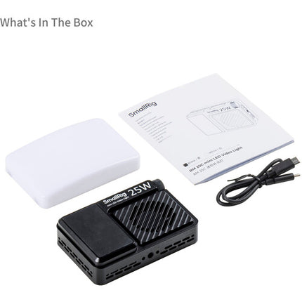 SmallRig RM 25C Luz LED Mini para Video 768 Lux Batería 3100mAh
