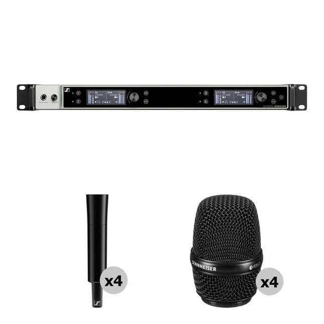 Sennheiser EW-DX EM 4 DANTE Receptor Digital 4 Canales 87 MHz Bluetooth AES 256