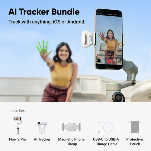 Insta360 Flow 2 Pro Estabilizador Gimbal Smartphone 3 Ejes AI Tracker