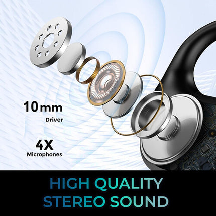 Adesso Xtream T4 Auriculares Inalámbricos Open-Ear Bluetooth 5.3 Case Carga Inalámbrica