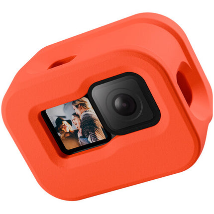 TELESIN Floating Frame para GoPro HERO13/12/11/10/9 Funda Flotante EVA Ligera Naranja