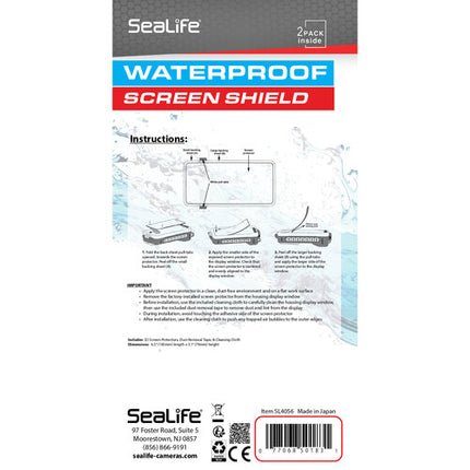 SeaLife Screen Shield para SportDiver Ultra Protector de Pantalla 7.1" 2-Pack resistente al agua