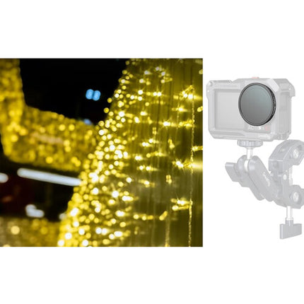 SmallRig Kit de Cuatro Filtros para DJI Osmo Action 5 Pro y 4 con Filtro ND16 y Polarizador Circular
