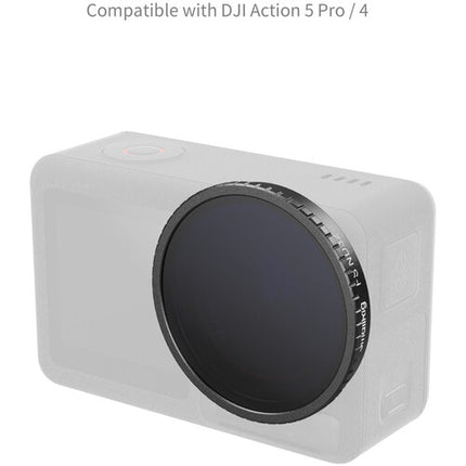 SmallRig Kit de Filtros ND8 ND16 ND32 y Polarizador para DJI Osmo Action 5 Pro y 4