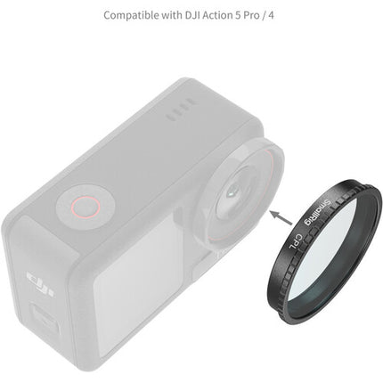 SmallRig Kit de Filtros ND8 ND16 ND32 y Polarizador para DJI Osmo Action 5 Pro y 4