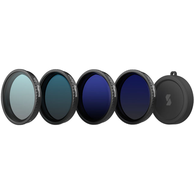 SmallRig Kit de Filtros ND8 ND16 ND32 y Polarizador para DJI Osmo Action 5 Pro y 4