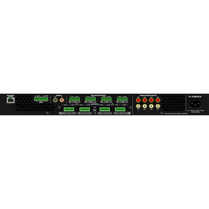 Ashly FX60.8 Amplificador de Red Instalación 60W por Canal DSP 1RU 1/2 Rack