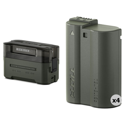 Tilta EN-EL15C Kit Baterías 2400mAh y Estación de Carga Portátil