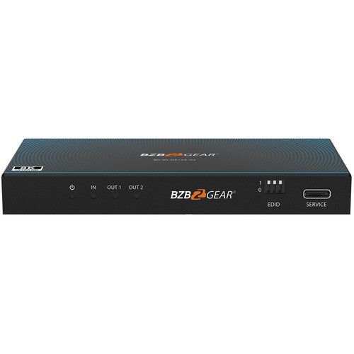 BZBGEAR 1x2 Divisor HDMI 2.1 48 Gb/s 8K60 4K120 con Audio De-Embedder