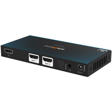 BZBGEAR 1x2 Divisor HDMI 2.1 48 Gb/s 8K60 4K120 con Audio De-Embedder