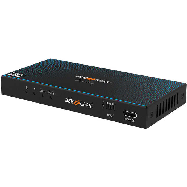 BZBGEAR 1x2 Divisor HDMI 2.1 48 Gb/s 8K60 4K120 con Audio De-Embedder