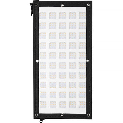 GVM ZipTile Z150B panel LED bicolor 4540 Lux 12x24 pulg con controlador externo y softbox