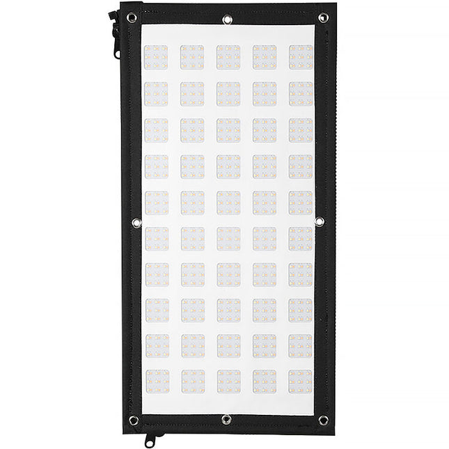 GVM ZipTile Z150B panel LED bicolor 4540 Lux 12x24 pulg con controlador externo y softbox