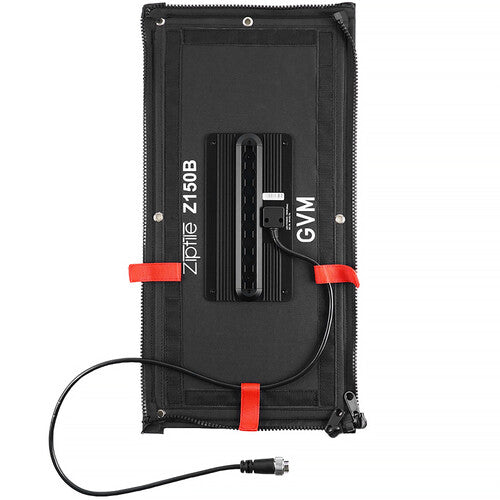 GVM ZipTile Z150B panel LED bicolor 4540 Lux 12x24 pulg con controlador externo y softbox