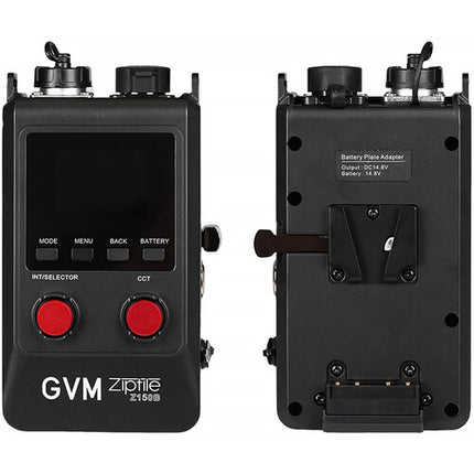 GVM ZipTile Z150B panel LED bicolor 4540 Lux 12x24 pulg con controlador externo y softbox