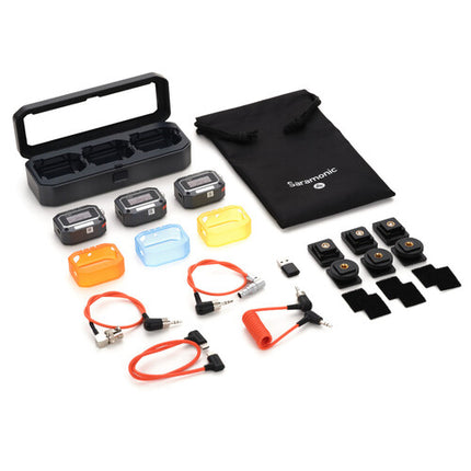 Saramonic TC-NEO Generador de Código de Tiempo Kit 3 Unidades 52.8 Horas de Carga