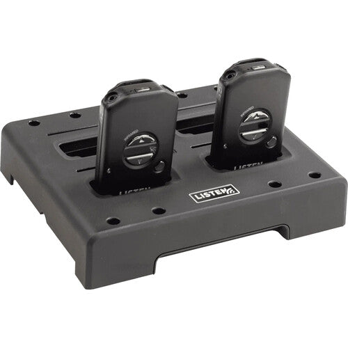 Listen Technologies Intelligent 4-Unit Charging Tray para iDSP Carga 4 Receptores
