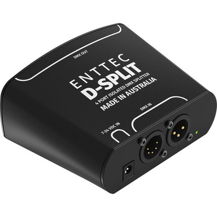 ENTTEC D-Split Divisor DMX con 3 Salidas 32 Dispositivos 512 Canales