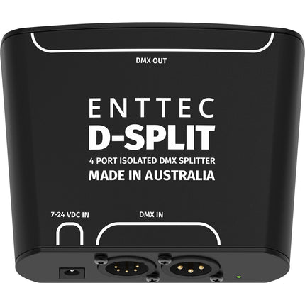 ENTTEC D-Split Divisor DMX con 3 Salidas 32 Dispositivos 512 Canales