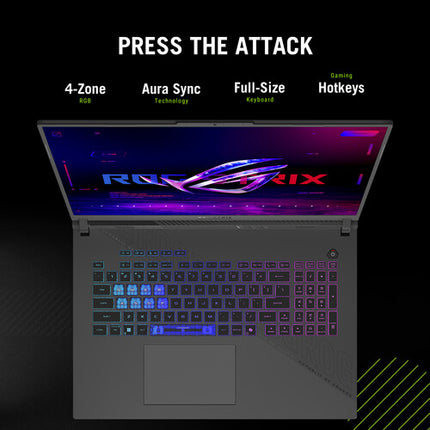 ASUS 18" Republic of Gamers Strix G18 portátil gaming Ryzen 9 16GB RAM 1TB SSD