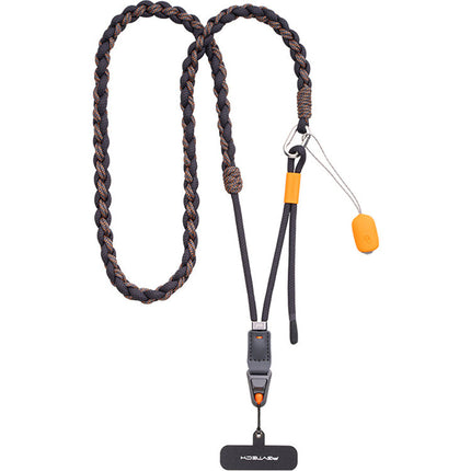 PGYTECH LinkGo Correa Trenzada para Fotografía Móvil Ajustable 43.7-53.5" Stellar Black