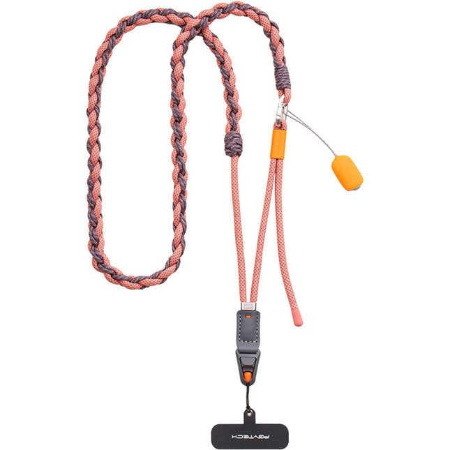 PGYTECH LinkGo Correa Trenzada Ajustable 43.7 a 53.5 Pulgadas Rosa Coral