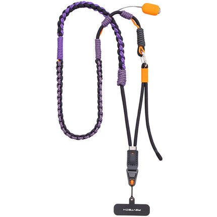 PGYTECH LinkGo Correa Trenzada para Fotografía Móvil Ajustable 43.7-53.5" Aurora Purple