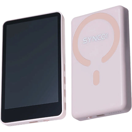 Synco XView M4 Monitor de Selfie para Vlogging con Pantalla LCD 3.97 y Batería 3H Rosa