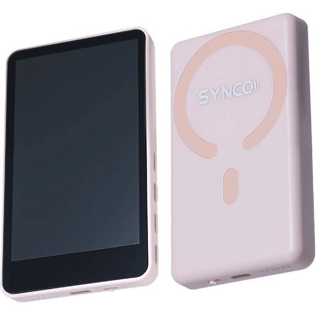 Synco XView M4 Monitor de Selfie para Vlogging con Pantalla LCD 3.97 y Batería 3H Rosa
