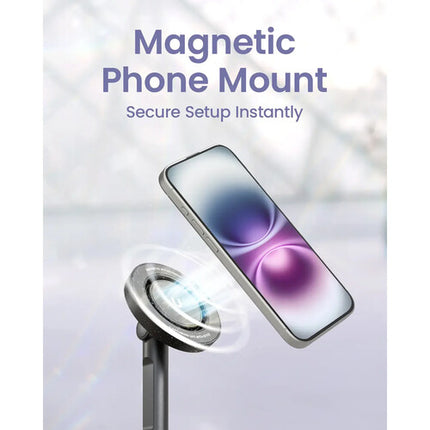 KraftGeek JustTap Trípode Magnético para Smartphone Altura Ajustable 13 a 66 Pulgadas Bluetooth Remoto