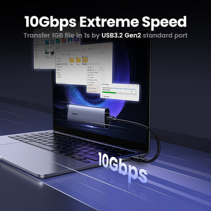 UGREEN Enclosure M.2 NVMe USB 3.2 Gen 2 10 Gb/s con Aluminio