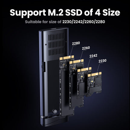 UGREEN Enclosure M.2 NVMe USB 3.2 Gen 2 10 Gb/s con Aluminio