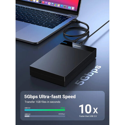 UGREEN Caja para Disco Duro SSD SATA III USB 3.2 Gen 1 3.5 2.5 Pulgadas