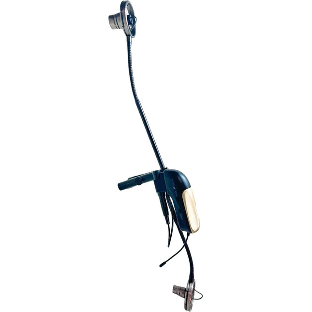 Evno Microphone Systems CLX-W1 Sistema Inalámbrico Doble para Clarinete y Oboe 492' Alcance 99 Frecuencias