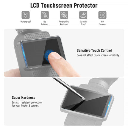 Neewer FL-B29 Lente Gran Angular 0.75x 108° y Filtro CPL DJI Osmo Pocket 3