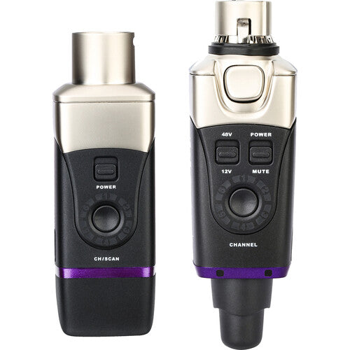 Xvive Audio U35C Sistema Inalámbrico para Micrófonos de Condensador 5.8 GHz 100' Alcance Batería Recargable