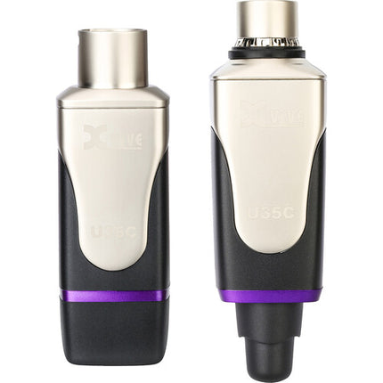 Xvive Audio U35C Sistema Inalámbrico para Micrófonos de Condensador 5.8 GHz 100' Alcance Batería Recargable