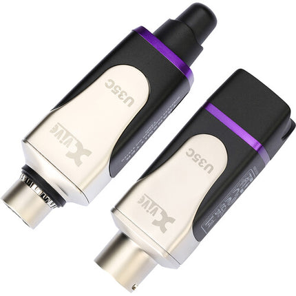 Xvive Audio U35C Sistema Inalámbrico para Micrófonos de Condensador 5.8 GHz 100' Alcance Batería Recargable