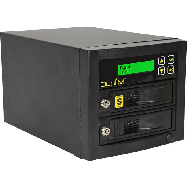 DupliM 1:1 Torre Copiadora SSD HDD 2 Bahías SATA 300 MB/s