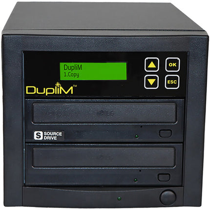 DupliM 1:1 Torre Copiadora DVD CD Velocidad DVD 22x CD 48x LCD