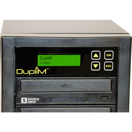 DupliM 1:1 Torre Copiadora DVD CD Velocidad DVD 22x CD 48x LCD