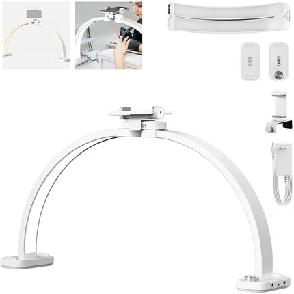 Neewer BASICS HM01-D Lámpara LED Bicolor Plegable 29 Pulgadas 850 Lux 3000-6500K Con Soporte Para Teléfono