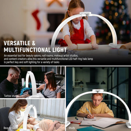 Neewer BASICS HM01-D Lámpara LED Bicolor Plegable 29 Pulgadas 850 Lux 3000-6500K Con Soporte Para Teléfono