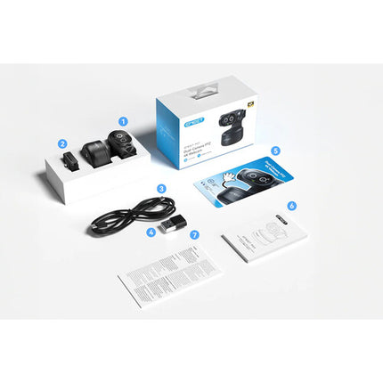 EMEET PIXY 4K Webcam PTZ Doble Lente UHD 4K30 Control Gestos
