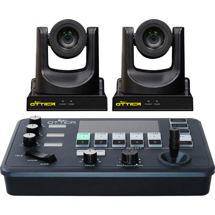 ikan OTTICA Bundle Cámara PTZ Full NDI 20x Zoom óptico 1080p y Controlador IP