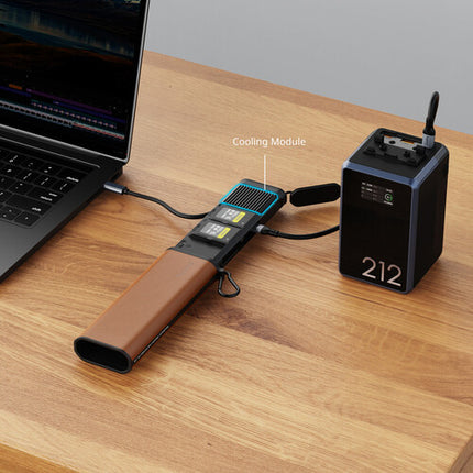 SmallRig CFexpress Tipo B Lector y Estuche Aluminio 9 Tarjetas USB-C