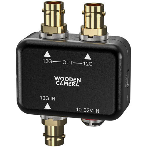 Wooden Camera 4K 12G-SDI Amplificador de Distribución 1x2 UHD 4K60 10-Bit